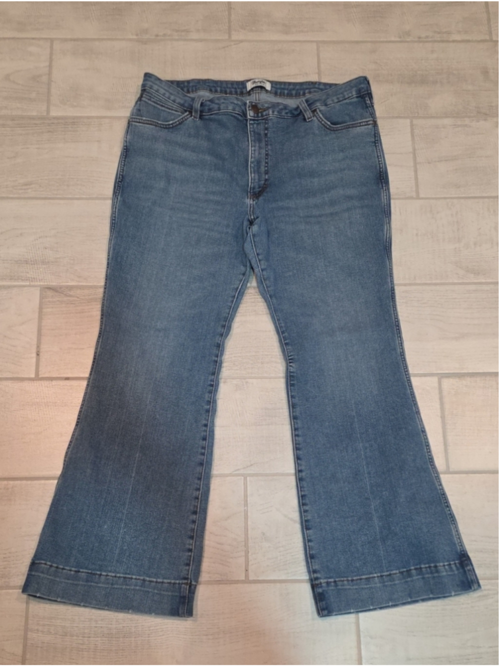 Wrangler Retro High Rise Trouser Women's Size 35x32 Stretch
